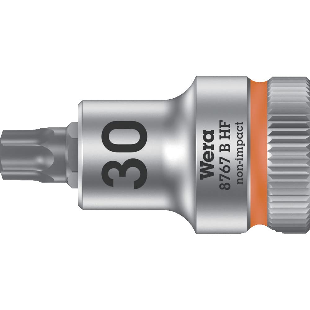 Wera 8767 B HF Torx Zyklop Uç, Tutma Fonksiyonlu 3/8 inç Tahrikli, TX 30 x 35 mm