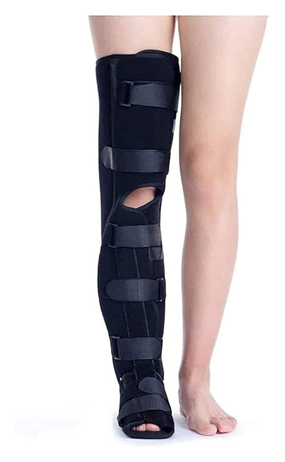 Tobillera Ajustable Inmovilizador de Pierna Transpirable Suave Utilizado para Dolor en Las Articulaciones Equipo de Protección del Ligamento del tendón 22.7.27 (Color : L)
