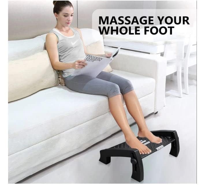 Foot Rest for Ergonomic Desk at Work,Ergonomic Desk Footrest with Massage Function,6 Adjustable Height Non-Slip Foot Stools for Office,Home,Travel (MO-01) Foot Rest for Ergonomic Desk at Work,Ergonomic Desk Footrest with Massage Function,6 Adjustable Height Non-Slip Foot Stools for Office,Home,Travel (MO-01)