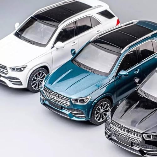 Image of Scale Exclusive Alloy Metal Pull Back | Die-cast Car Model with Sound Light Mini Auto Toy for Kids Metal Model Toy Car with Sound and Light (1.24 Scale M-Benz GLE 350-WHITE)
