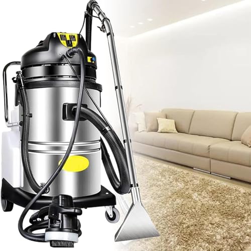 HaiZethonic Limpiador Alfombras,Aspiradora Extractora 20/30/40l,con Depósitos Agua Limpia Y Residual,Manguera Portátil,6 Accesorios Y Ruedas,para Una Limpieza Eficaz En Hoteles Y Tintorería 20L