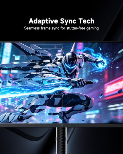 Image of KTC 27 Inch 240Hz Gaming Monitor 2K, QHD Monitor 275Hz Fast IPS, H27E6S | 1440P Computer Vertical Monitors, Built-in Speakers, HDR 400, Adaptive Sync, HDMI DP, Tilt Swivel Pivot Height Adjust, White
