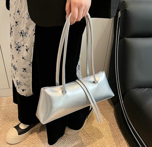 Vintage Shoulder Bags for Women PU Leather Shoulder Bag Top Handle Work Purse Women's Handbags Hobo Bags Tote Bag 20254