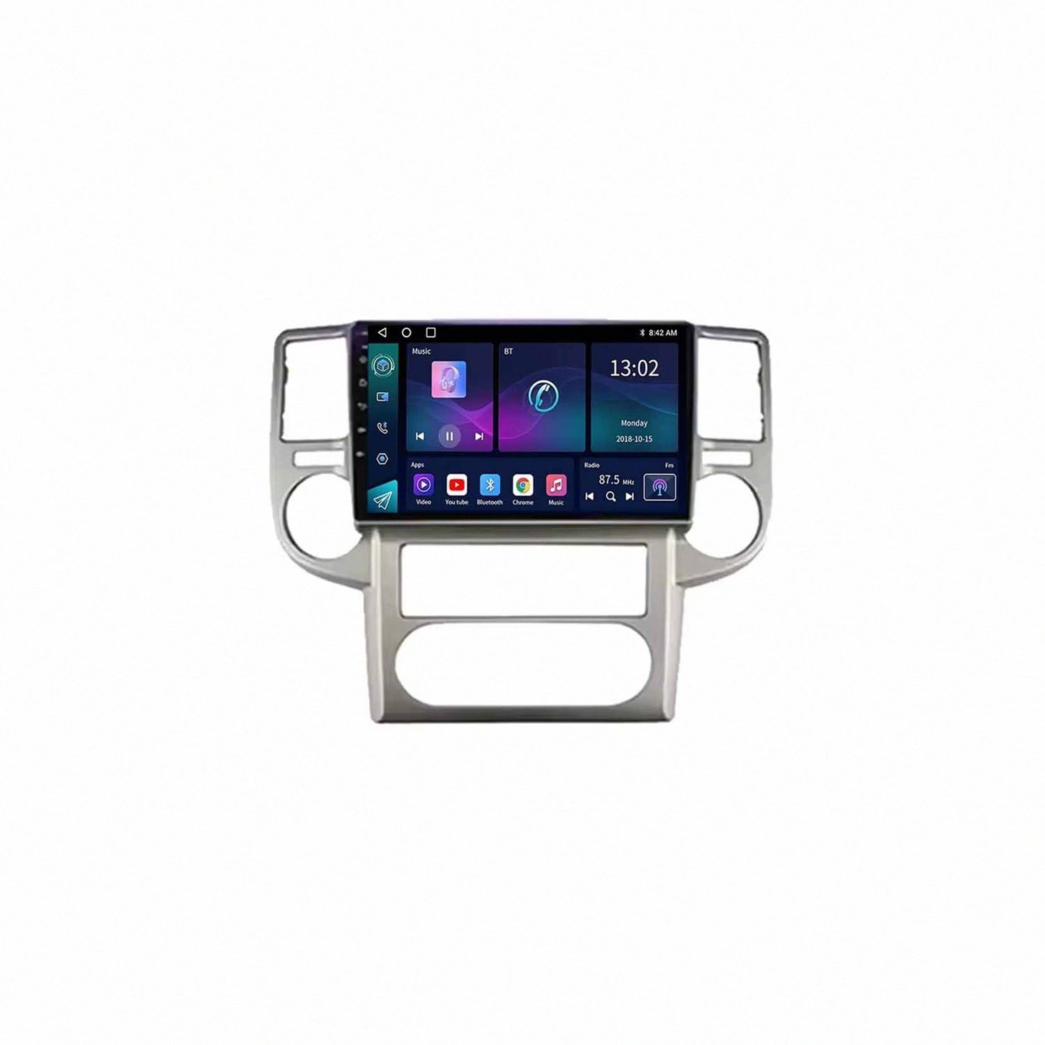 Radio Macchina Touch Screen per NISSAN X-TRAIL 2003-2007 Wireless Carplay Android Auto Stereo Auto Bluetooth Ips con Pantalla Táctil con Gps, 4 Nucleo 2G+32G