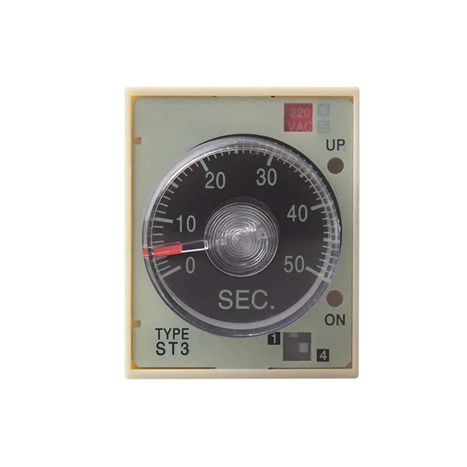 Relé temporizador ST3PA para evitar sobrecargas en motores con retardo de encendido CA 220V 8