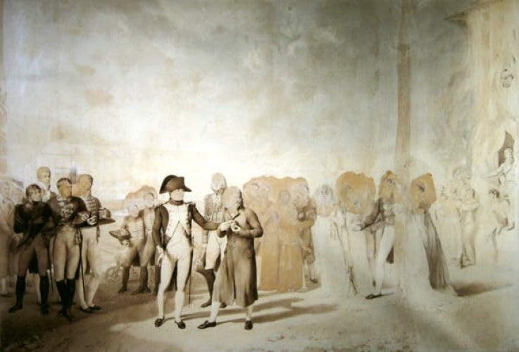 Peinture sur toile Napoléon Isabey pour habiller un mur vide