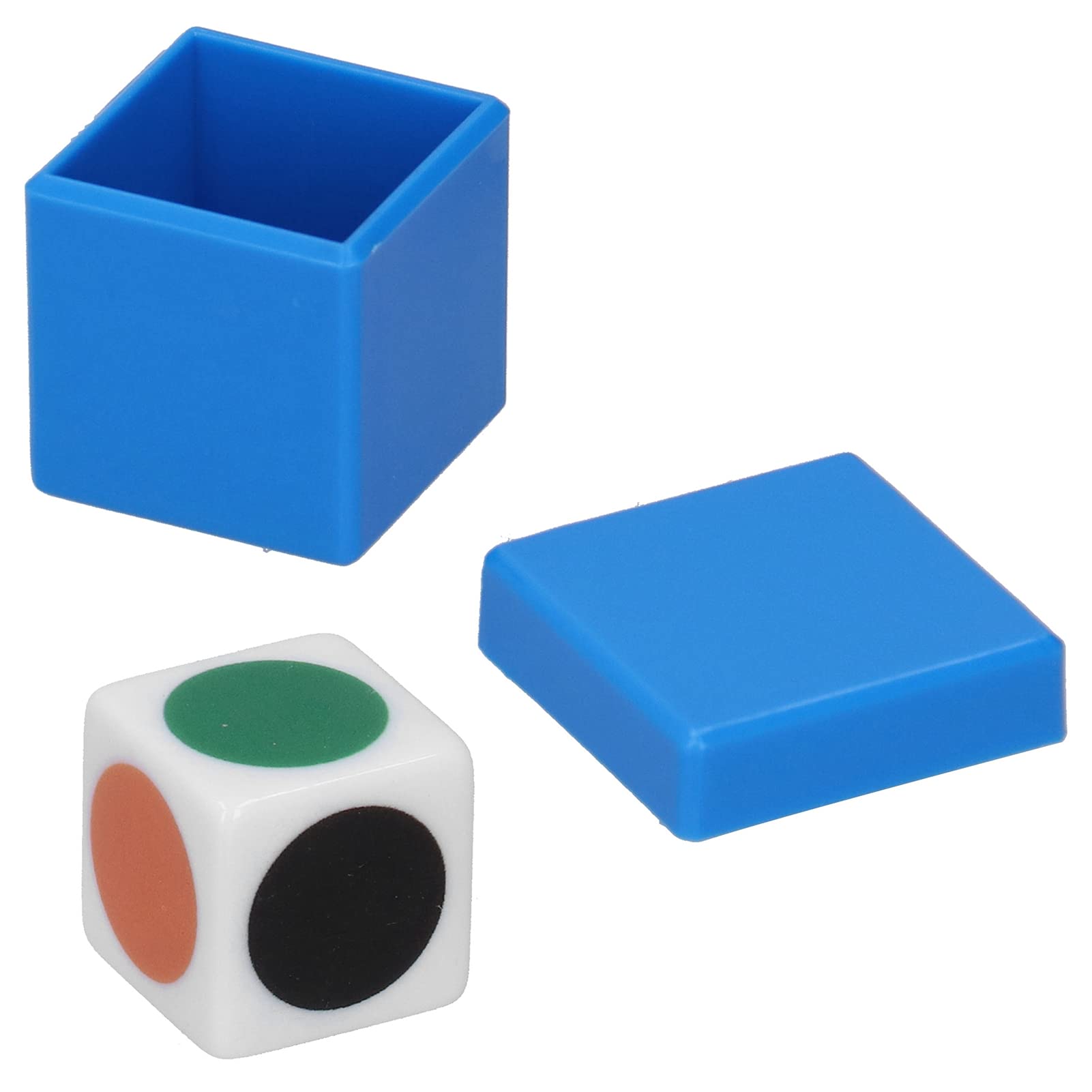 Children Color Dice Magic Props Set with Sound Effects - Fun Stage Performance Toy for Kids - Enhance Color Recognition and Guessing Skills
