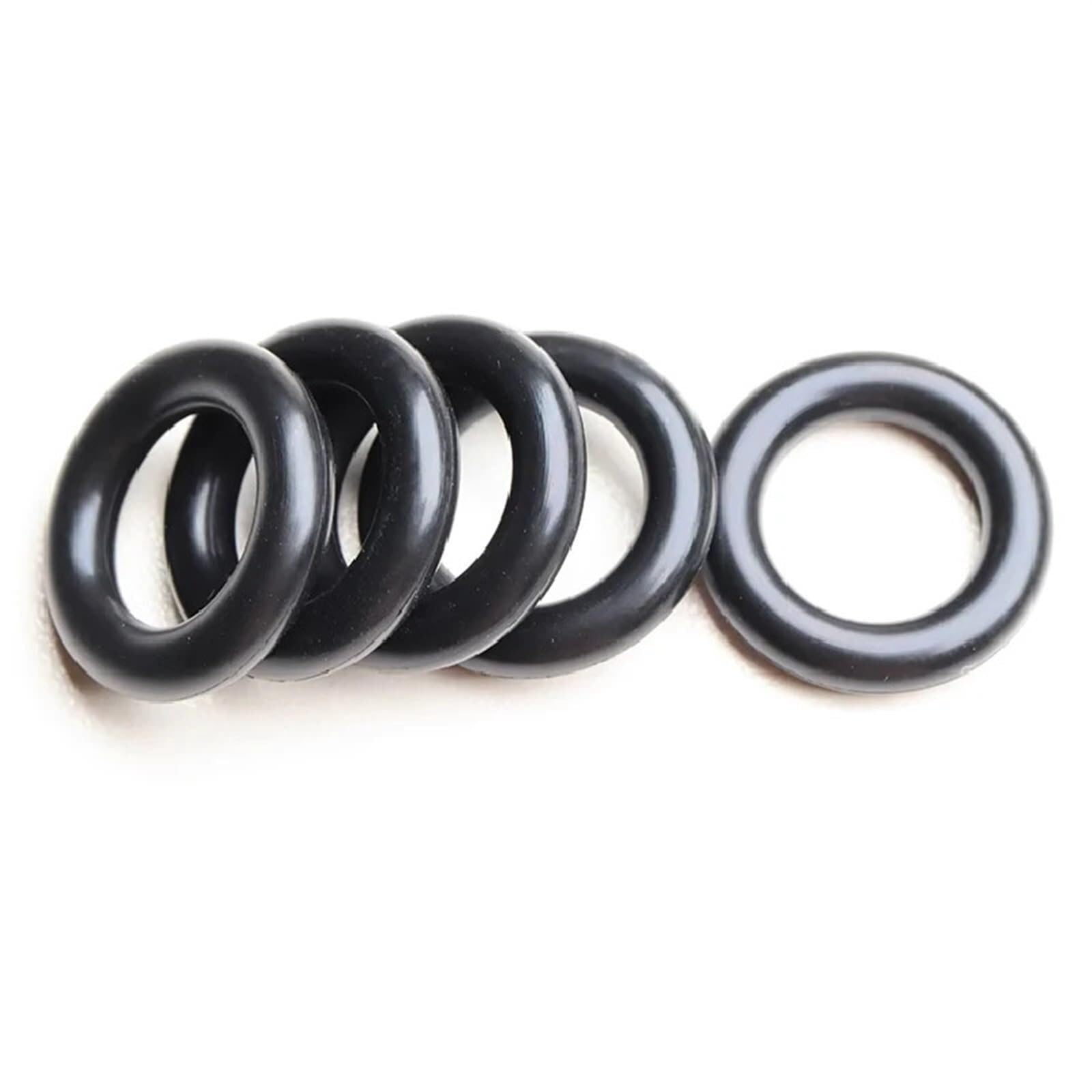 Arandela de sellado de 2,4 mm, junta tórica de nitrilo de alta resistencia al aceite, junta tórica de sello de goma NBR, espesor 2,4 mm, accesorios de hardware OD 6-150 mm(OD 64MM (20PCS)_2.4MM),Mate