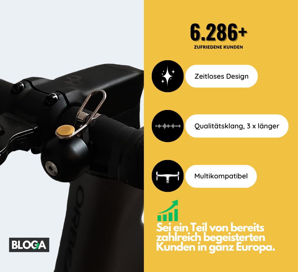 Super Laute Fahrradklingel Aus Kupfer - 100-120dB, Mini Design Für Alle Fahrradtypen