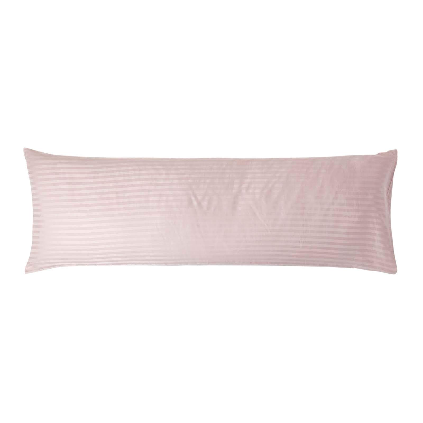 330 Thread Count Egyptian Cotton Body Size Pillowcase - Dusty Pink