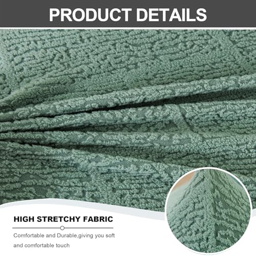 Image of Eco-Ancheng Armless Chair Slipcover Removable Armless Accent Chairs Covers Washable Armless Slipper Chair Slipcover Printed Armless Chair Furniture Protector Covers for Living Dining Room Hotel