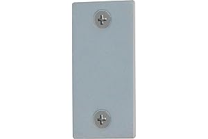 Prime-Line U 9520 Easy-to-Install Steel Door Edge Hole Filler Plate