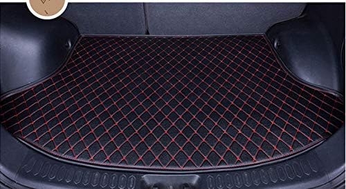Boboo 2018 Camry Rear Cargo Liner Tray Leather Black Red Trunk Floor Mat Cover for Toyota Camry Trunk