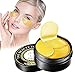 PHOEBE 24K Gold Under Eye Mask,Under Eye Patches for Under Eye Bags Treatment,Eye Treatment Masks Reduces Wrinkles and Lightens Dark Circles 60pieces