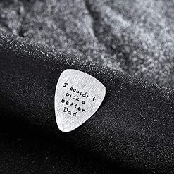 Bespmosp Médiator de guitare en acier inoxydable avec inscription en anglais « I couldn’t Pick a Better Dad » Cadeau de fête des pères - Les Beatles, Paul McCartney, John Lennon, RIngo Starr, George Harrison Bespmosp Médiator de guitare en acier inoxydable avec inscription en anglais « I couldn't Pick a Better Dad » Cadeau de fête des pères – Image 3
