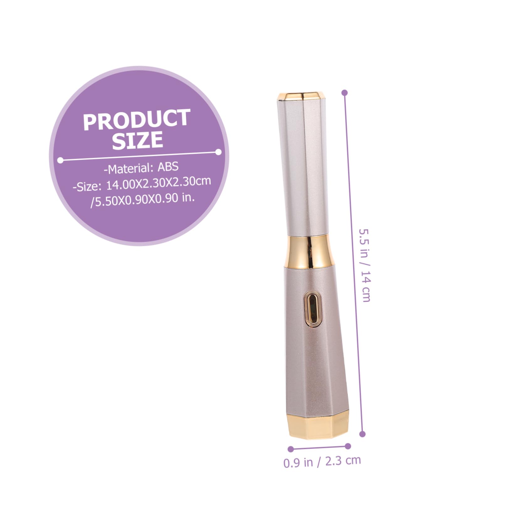 BIUDECO Quick Eyelash Curler Electric Heated Lash Tool Mini Lash Curler for Travel Daily Use