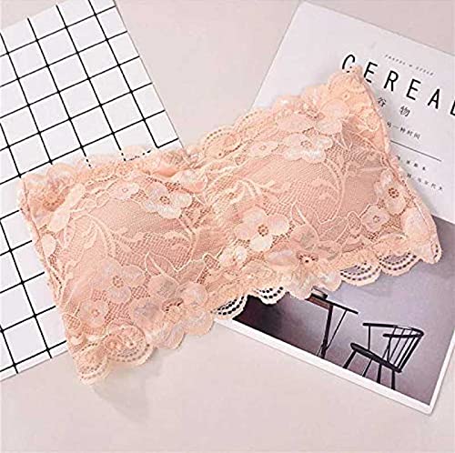 Image of Women's Lace Padded Wire Free Bralette Bra