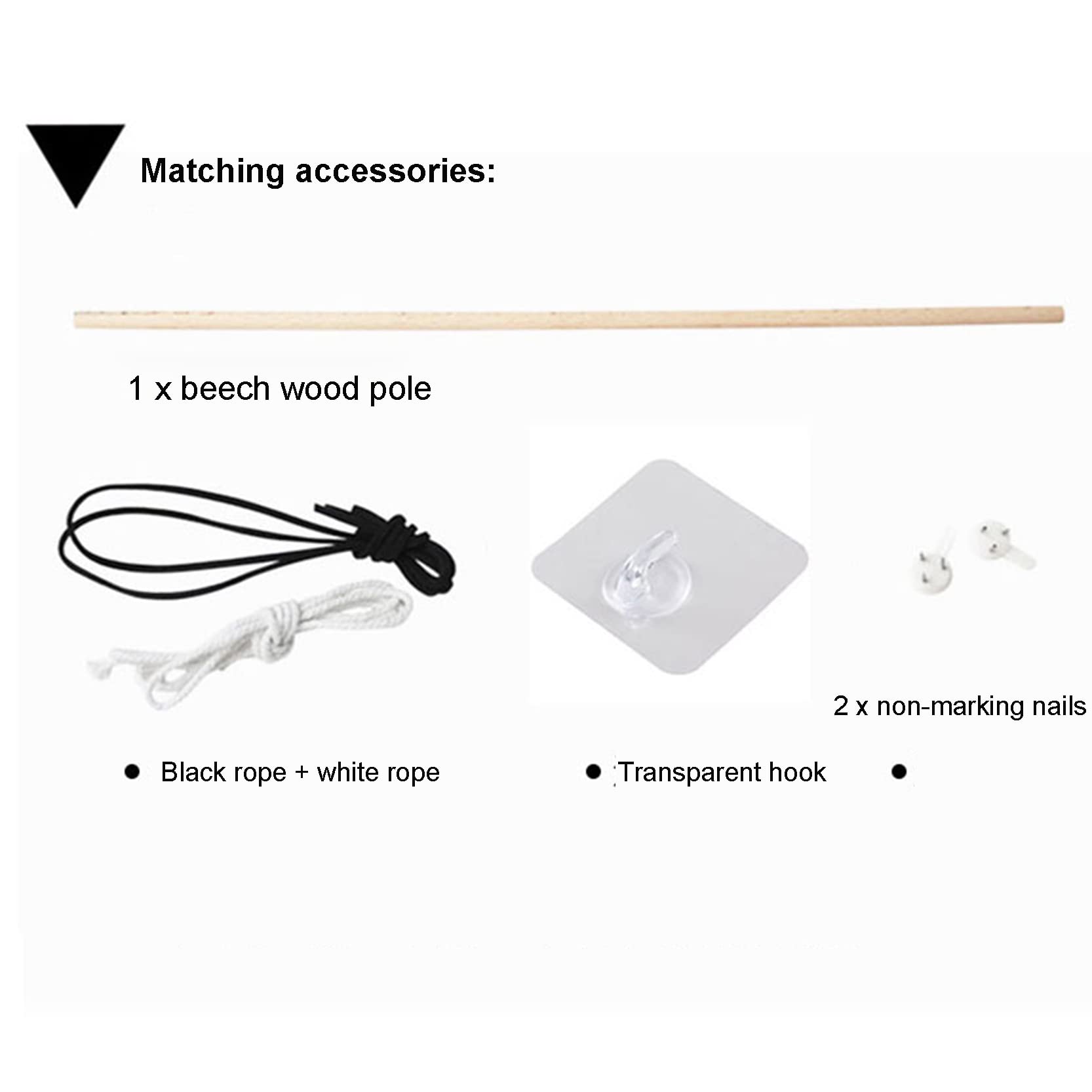 Tapiz de Macramé para Colgar en la Pared con borlas,Tapices geométricos de macramé de Lino de algodón Duradero,Salud Impreso Bandera Pared Arte Decoración Jardín Oficina,D-45x65cm