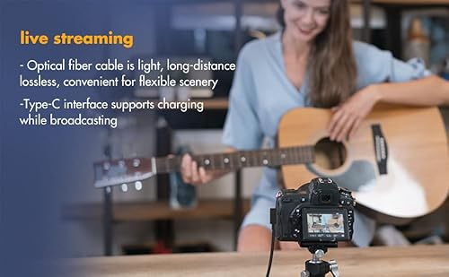 Opcables Usb 3.2 Fiber Optic Cable, Usb 3.2 Gen1 Usb C To C 5Gbps High Speed Data Transfer Professional Accessories(49.2Ft) #TOP5