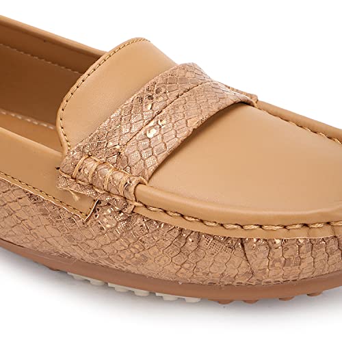 Image of Marc Loire Women Comfortable Slip On Flat Loafer Ballet; Casual and Formal Footwear