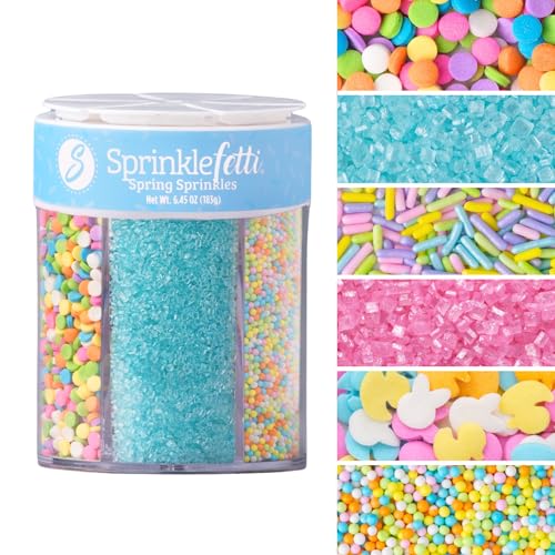 Sweets Indeed Easter Sprinkles, Spring Edible Sprinkle Mix, Heart...