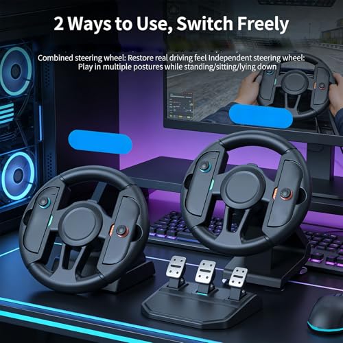 Volante Joy Con Switch antideslizante con ventosa de mesa ajustable 3