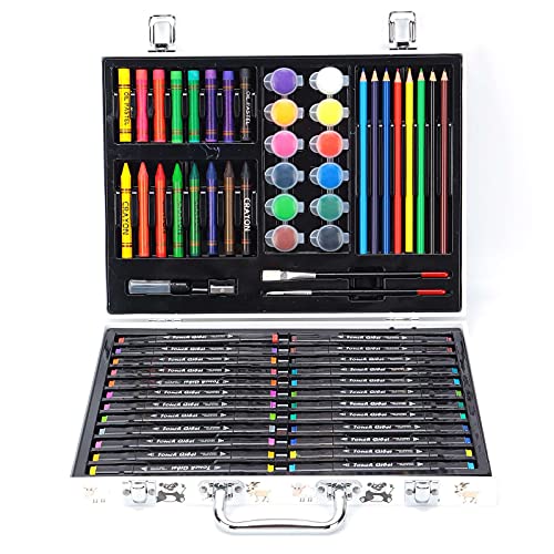 Painting Kit, 6 PiecesSet Color Markers Drawing Kits for Kids Portable Art Case Drawing