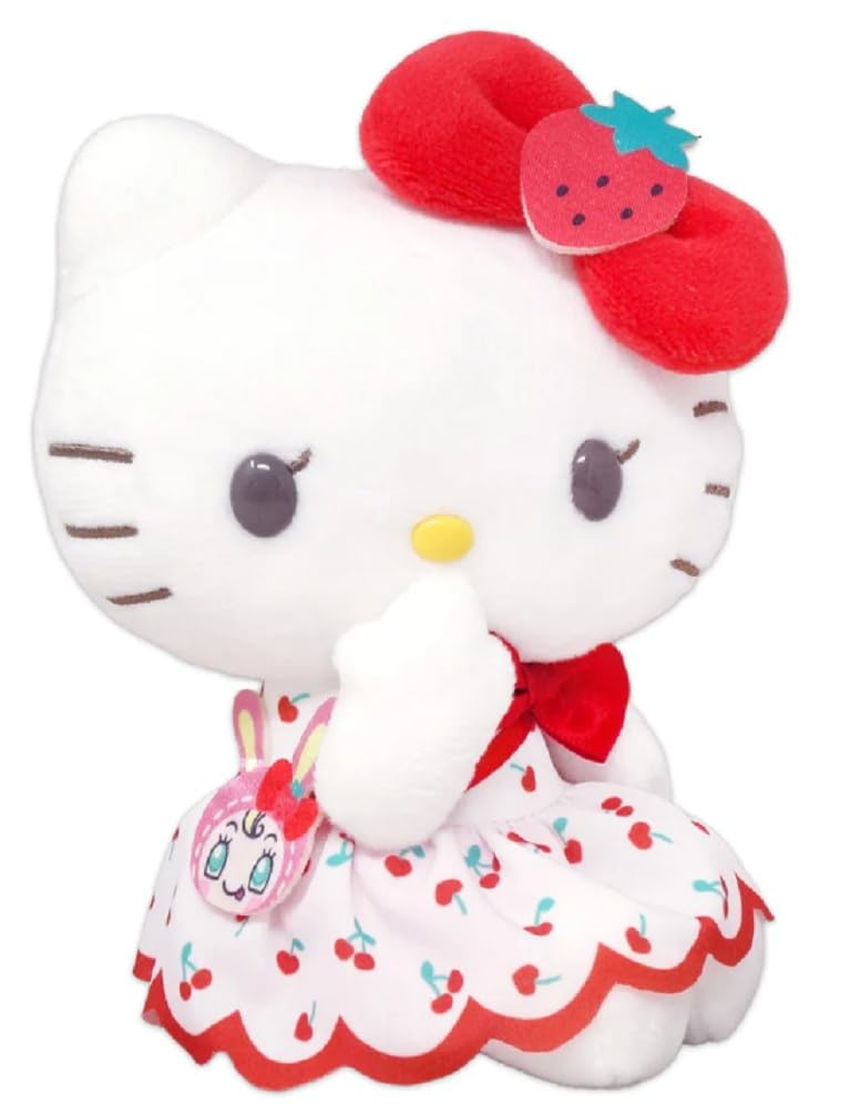 Mezzo Piano x Hello Kitty Plush Toy Sanrio Collaboration 8.7in Japan