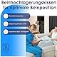 DYNMC you Ergonomisches Venenkissen Beinhochlagerungskissen – Beinkissen zur Entlastung der Beine, Lagerungskissen Erwachsene, Oeko-Tex geprüft, mit Beinstütze, ideal als Beinauflage & Fußkissen Bett