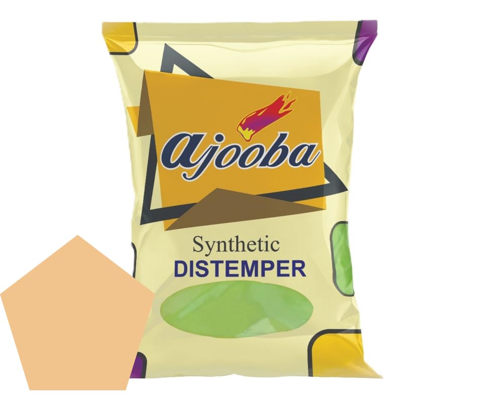Image of Ajooba Synthetic Distemper Wall Paint | Smooth Finish | High Coverage | Interior Wall Paint | Easy Application