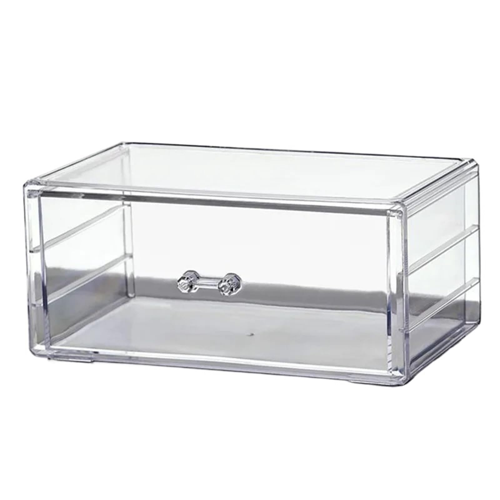 XUCZHAI Storage Box Desktop Drawer Makeup Rack Transparent Jewelry(Layer 1)