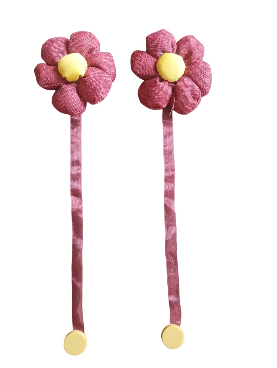 Fermatende A Calamita A Forma Di Fiore - 10 Pezzi, Per Tende E Tendine, Colorati - Foto 4