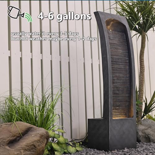 Sunlinua SL4000 Indoor Water Fountain Freestanding Fountains Outdoor Waterfall Floor-Standing Water Fountains thumb #3