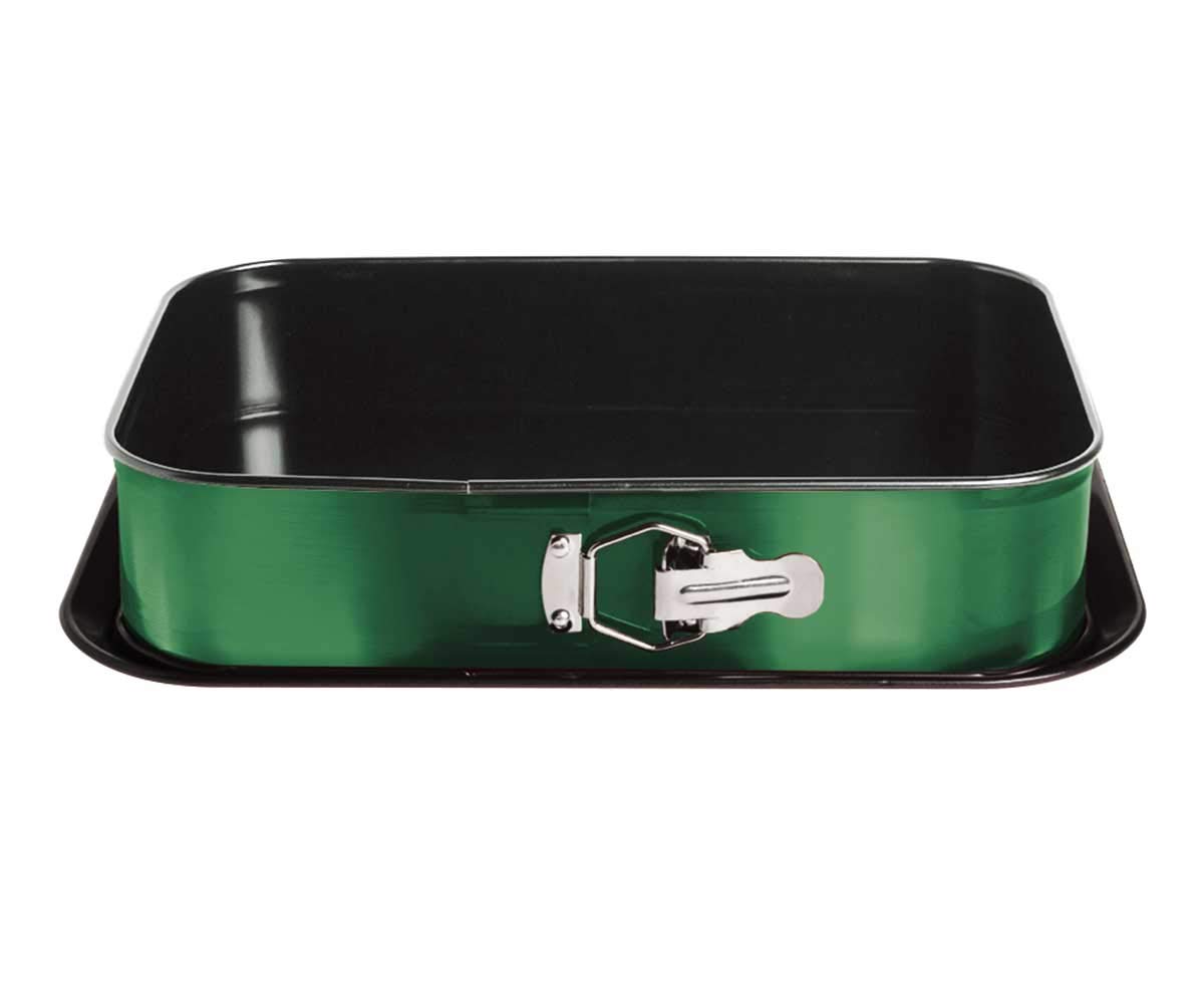Berlinger Haus Emerald Collection square springform, BH/6461 emerald stainless steel 18/8