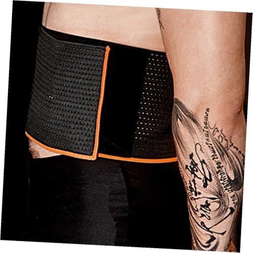 Faja lumbar negra elástica transpirabl miniatura 7