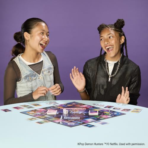 Monopoly: Kpop Demon Hunters Edition Board Game | Family Games for Kids, Teens, and Adults | Fun Gifts for Kids | 2 to 6 Players | Ages 8+ - image 9