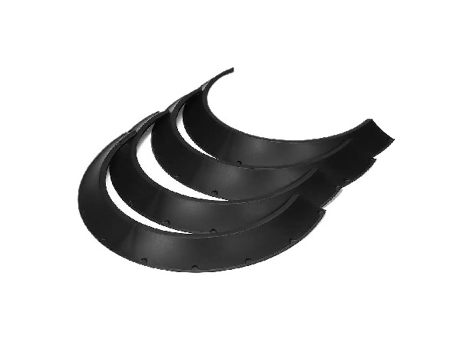 Élargisseur De l'aile Voiture Lot De 4 Élargisseurs d'ailes De Voiture Universels Extra Larges De 9,9 Cm pour Passages De Roue Protecteur Sourcil Roue