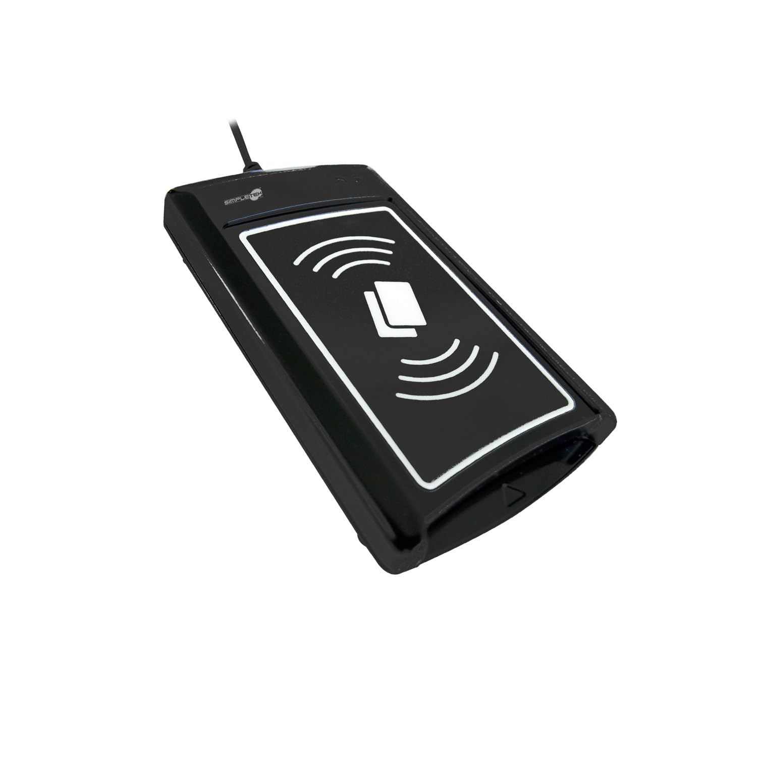 SIMPLETEK - Lettore Scrittore Smart Card RFID USB CCID Slot SAM Universale | indicatore LED e acustico, lettore badge, Contactless NFC, anticolissione, PC/SC, ISO 7816, ISO 14443, CAC, PIV, Buzzer