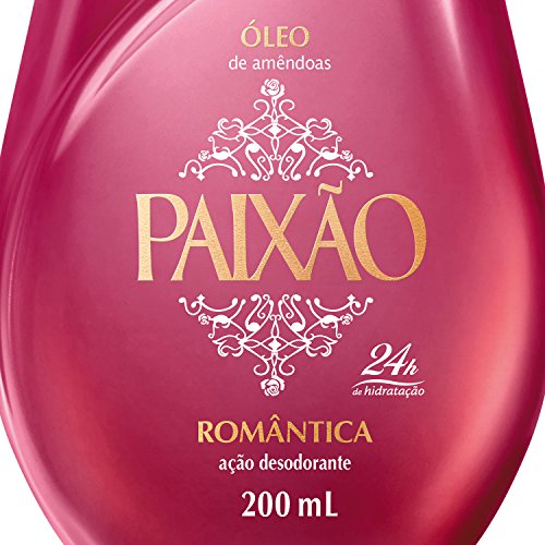 Óleo Corporal Paixão Romântica, Paixão, 200 Ml