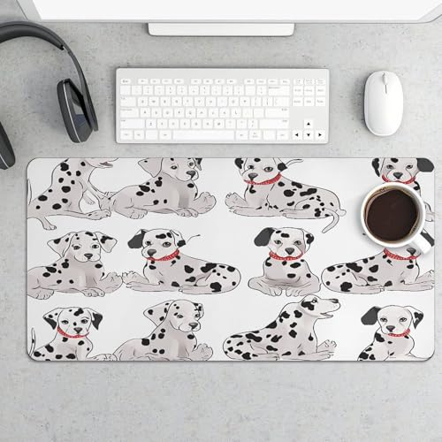 Cute Dalmatian Desk Pad con Base de Goma 30x60 cm miniatura 5