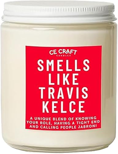 CE Craft Smells Like Travis Kelce Candle - Vela temática de fútbol, regalo para fan de Kelce, regalo para ella, vela de oración de celebridades, CE Craft Smells Like Travis Kelce Candle - Vela temática de fútbol, regalo para fan de Kelce, regalo para ella, vela de oración de celebridades,