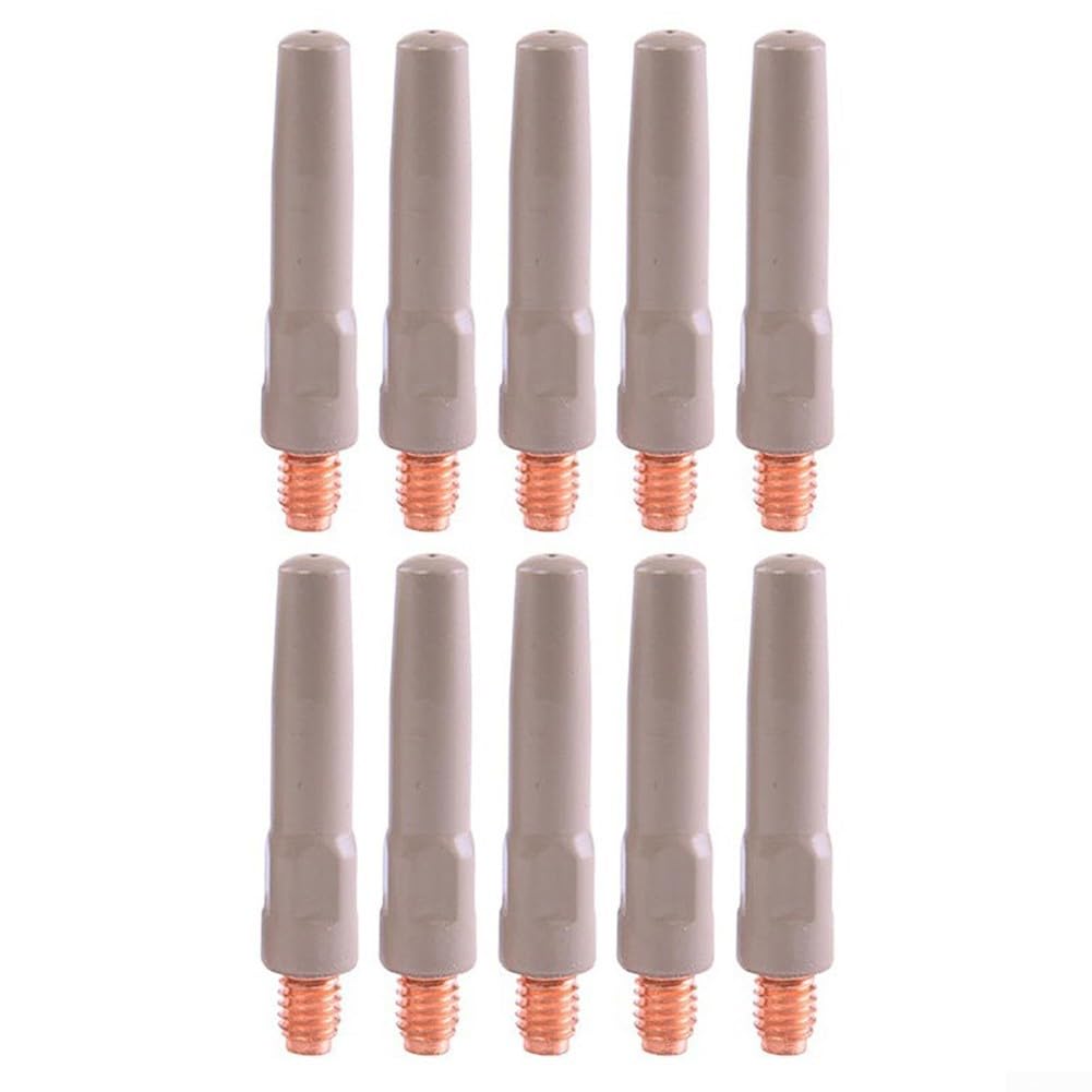 MIG Welding Nozzles, Non-Stick Coating Welding Tips MIG Welder Equipment For 15AK For MIG Welding Torch Accessory (10 Pack)