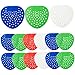 15Pcs Urinal Screen Deodorizer, 7x6 Inch Heart-Shaped Urinal Screen, Long Lasting Anti-Cloging Deodorizer for Men, Random Color