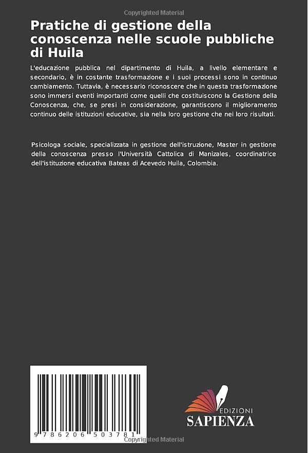 Miniatura 2 de Pratiche di gestione della conoscenza nelle scuole pubbliche di Huila A livello di scuola elementare e media nel dipartimento di Huila, Colombia
