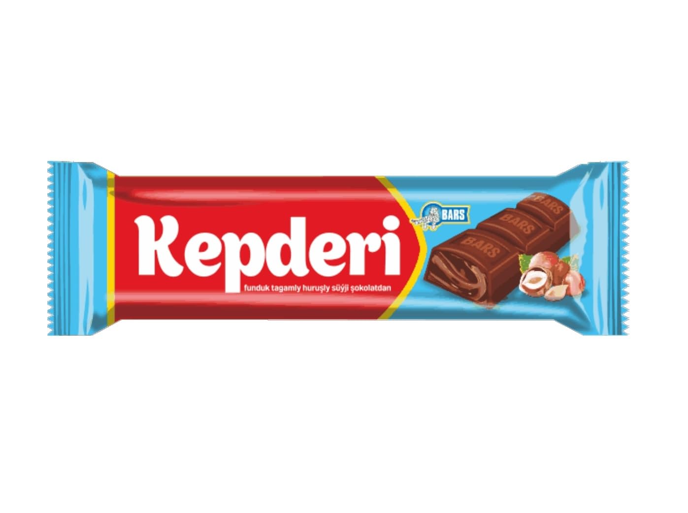 Bars36-piece KEPDERI Hazelnut Filled Candies | Nut-Stuffed Sweets | Hazelnut Chocolate | Hazelnut Truffle |Nut-Filled Chocolates | Hazelnut Pralines