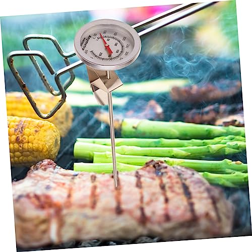 Garneck 1Pc Cozimento De Alimentos Dial Aço Inoxidável Churrasco Termômetro De Alimentos Dial Termôm