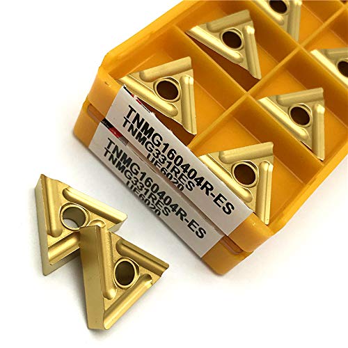 10 piezas de insertos de carburo para torno CNC TNMG160404R miniatura 4