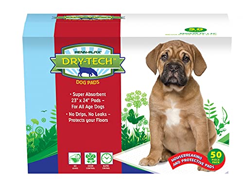 Image of Penn-Plax DTP4 Dry-Tech Doggie Pads with Natural Attractant, 23 by 24 inch