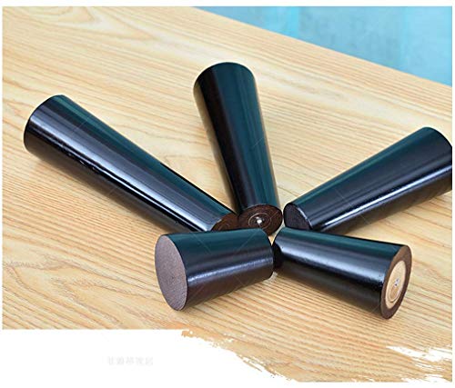 Patas intercambiables de madera de 10 cm para elevar y estabilizar sofás y muebles con tornillos 4