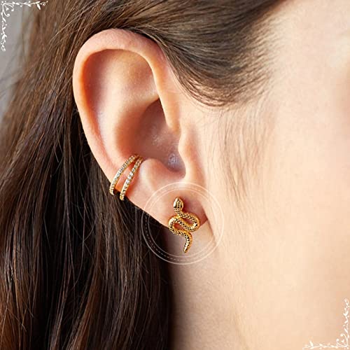 Boucles d'oreilles Serpent Argent Vintage : Libérez votre force intérieure